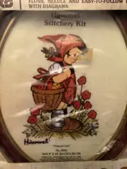 GALLERY CRAFTS HUMMEL STITCHERY PEASANT GIRL CREWEL EMBROIDERY KIT NEW