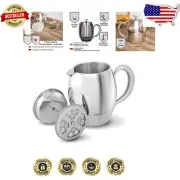 Thermal Insulated Unbreakable French Press - 0.75L, Perfect for Espresso & Latte