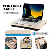 Portable Laptop Table Tray Bed Sofa Bamboo Tablet Computer Stand ReadWorkstation