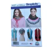 Simplicity Pattern 1127 One Size Scarf Uncut