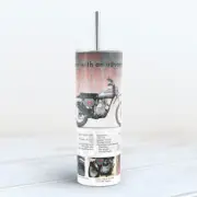 1973 Honda XR75 Sales Brochure 20oz Stainless Tumbler - 73 XR-75 XR75R XR 75R