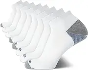 [NAUTICA] Men's Athletic Socks - Cushioned Quarter Cut Ankle Socks (8 Pack)