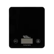 Davis & Waddell Atlas Electronic Kitchen Scale Black 22x19x2cm/5kg