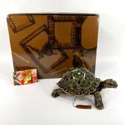 Jay Strongwater Abstract Turtle Shell Box Large Trinket Box