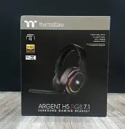 Thermaltake GHT-THF-DIECBK-31 ARGENT H5 RGB 7.1 Surround Gaming Headset | New