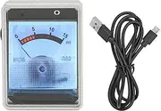 VU Meter Professional Voice Activation 1.3inch Display High Accuracy Sound Level Indicator for Sound Accessories Aluminum Alloy Housing with USB Cable