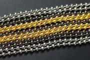 3m Fly Tying Steel Bead Chain 4mm Eyes Fly Fishing Tying Beads Materials