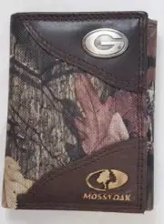 ZEP PRO Georgia Bulldogs Mossy Oak Camo Trifold Wallet TIN GIFT BOX