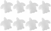 BESPORTBLE 16Pcs High Efficiency Pool Filter Sponge Oil Absorbing Cotton Cute Tortoise Shape for Swimming Pools Hot Tubs Spas White Color Durable Practical Design