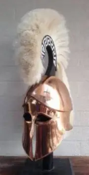 Medieval Wearable Greek Corinthian Helmet Free Leather Liner Knight Helm TKB190