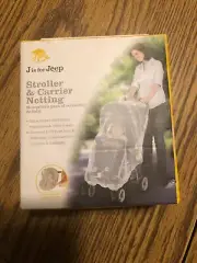 Jeep stroller & carrier white mosquito and insect netting