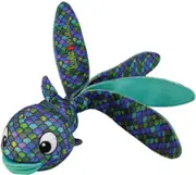 Dog Tug of War and Fetch Toy - Blue - for Small Dogs