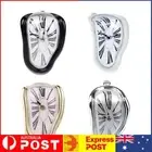 Melting Clock Vintage Melting Table Clock Creative Shelf Clock for Home Office A