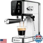 tesslux Espresso Machine 20 Bar, Dual Boiler Coffee Maker with Touch Control,