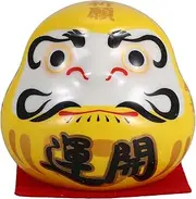 iplusmile Ceramic Japanese Luck Cat Doll Figurine Traditional Decorative Statue for Home Office and Car Dashboard Ornament for Cultural Appeal