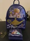 NWT Disney Loungefly Jasmine Aladdin Castle Series Mini Backpack and Wallet