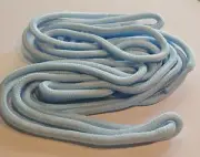 CLASSIC ROUND SHOE LACES approx 100cm - light Blue - 1 Pair of Shoelaces