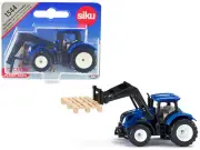 2023 New Holland T7.315 Tractor with Pallet Fork, Blue & Black Diecast Model ...