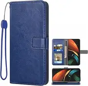 Asuwish Compatible with Samsung Galaxy Z Fold 2 5G 2020 Wallet Case and Leather Flip Cover Card Holder Stand Cell Accessories Phone Cases for Gaxaly ZFold2 Z2 Fold2 ZFold25G Women Men Blue