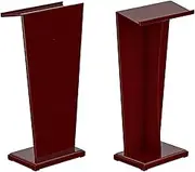Solid Wood Podium Stand pulpits for Churches,pulpitos para Iglesias, Church Pulpit, Hostess Stand, Portable Podium Stand Reception Desk Lectern Podium for Auditorium, Conference, Classroom