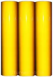Yellow Reflective Vinyl Permanent Adhesive, 12x12 Sheets Reflective Vinyl for Cricut, Cars, Bikes, Decals, Stickers, Signs, Helmets, Mailbox, Numbers, Reflective Tape by Turner Moore Edition (3-Pack)