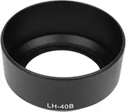 LH-40B Portable Plastic Camera Lens Hood Shade, for Olympus M.ZUIKO 45mm F1.8 (Black)