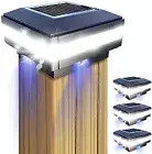 1-10Pcs Solar Post Cap Lamp LED Outdoor Deck Light Garden Fence Decor Lamp IP65