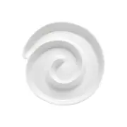 Ladelle Classica Round 26.8cm Spiral Serving Platter - White