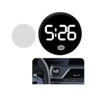 Digital Dashboard Car Clock, Stick On Vehicle Digital Clock with LED Time
