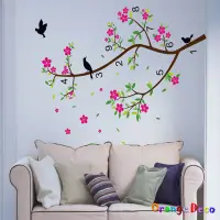 在飛比找蝦皮商城優惠-【橘果設計】花鳥 壁貼 牆貼 壁紙 DIY組合裝飾佈置