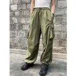 KAZIMA｜現貨 愛迪達 ADIDAS CARGO 工裝褲 傘兵褲 長褲 工裝 大口袋 軍綠 墨綠 綠色 IY9496