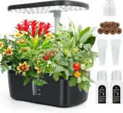 Hydroponics Growing System,Indoor Herb Garden for Home Kitchen, 8 Pods Smart Gar