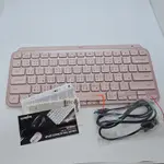 (2手)LOGITECH MX KEYS MINI 無線智能鍵盤 粉紅色使用快一年