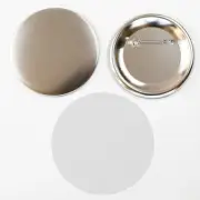 75mm Metal Pin Back Button Personalized DIY Badge/Button Making Parts