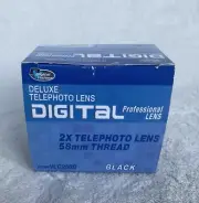 Digital Visions 2x High Speed Auto Focus Camera Lens VLC258B 58mm Thread HD