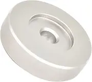 DOITOOL 45 7 Vinyl Record Player Dome Centering Turntable Adapter Record Accessories Vinyl Record Players 45 RPM Record Adapter Vinyl Accessories Vinyl Record Adapter Silver Aluminum