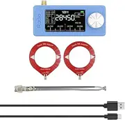 Aswalling SI4732 Mini Radio Receiver 10Khz-180Mhz Portable Radio+2 Type Antenna Kit AM FM Radio HF SW MW VHF Mini SI4732 Radio