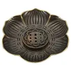 Incense Stick Holder Incense Burner Plate Incense Base Bronze Blossom Type