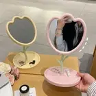 Detachable Tulip Shaped Dressing Mirror Cute Table Mirror Home