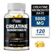Creatine Monohydrate 5000mg- Energy&Endurance,Muscle Health,Testosterone Booster