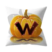 3PC Halloween Series Letter Printing Throw Pillow Cover for Home Living Room Sofa Decor W_45*45cm