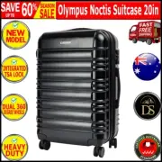 Olympus Noctis Suitcase 20in Hard Shell ABS+PC - Stygian Black Heavy-duty New