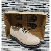 Dr. Martens 1461 Warm Sand Natural Canvas Women's Oxford Size 9