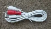 NEW Genuine SONOS Aux Audio 3.5mm Stereo Male to 2 RCA Y CABLE 6-Feet - 1.8 M