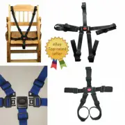 Safe Belt Baby Kids Harness 5 Point Safety Pram Chair Strap Car Stroller High