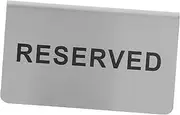 Shaped Reserved Table Sign Elegant Event Reserved Signs for Weddings Banquets and Dining Readable Font Design and Minimalist Style