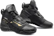 Ixon Ranker WP Ladies Motorcycle Shoes, black-gold, Size 40 for Women Black Gold