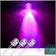 50PCS 10mm F10 PINK Round Clear LED Light Emitting Diode Super Bright LED