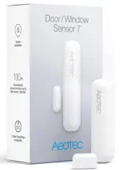 2-Pack Aeotec Door Window Sensor 7, Z-Wave Plus Enabled Gen7, White