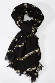 Chevron Stripes Scarf--PRI-PVX330-01